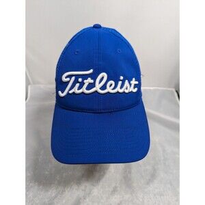 Titleist Pro V1 Blue Embroidered Snapback Mesh Back Golf Hat Bennington St. Bank